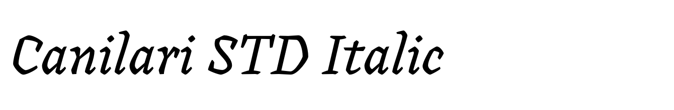 Canilari STD Italic